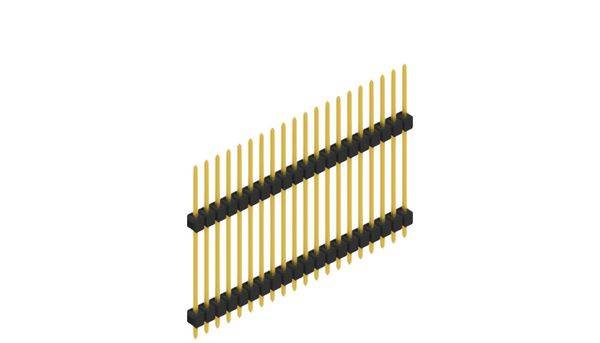 Fischer Elektronik Stiftleiste (Standard) Anzahl Reihen: 1 SL1323520G 10St.