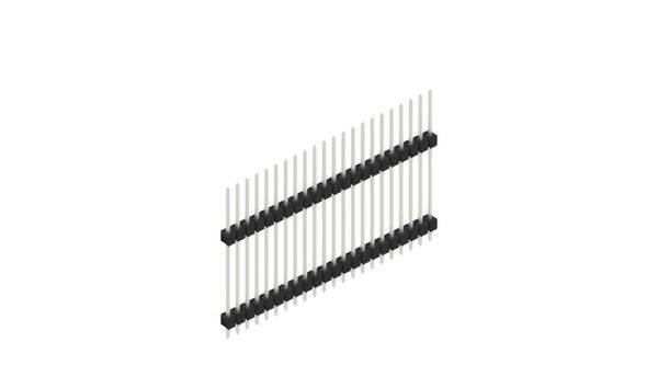 Fischer Elektronik Stiftleiste (Standard) Anzahl Reihen: 1 SL1323522Z 10St.