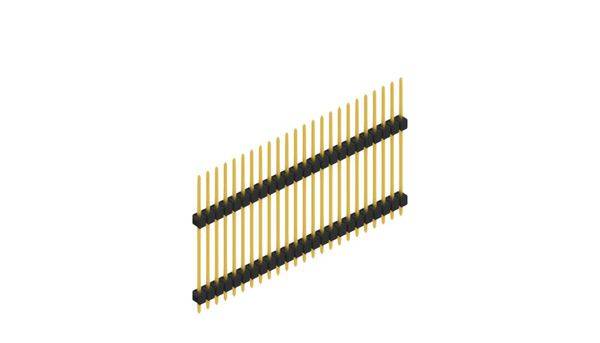Fischer Elektronik Stiftleiste (Standard) Anzahl Reihen: 1 SL1323524G 10St.