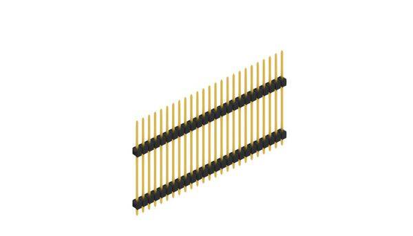 Fischer Elektronik Stiftleiste (Standard) Anzahl Reihen: 1 SL1323525G 10St.