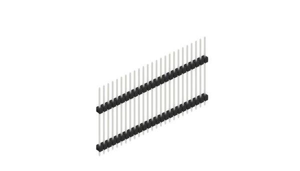 Fischer Elektronik Stiftleiste (Standard) Anzahl Reihen: 1 SL1323525Z 10St.