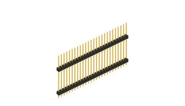 Fischer Elektronik Stiftleiste (Standard) Anzahl Reihen: 1 SL1323526G 10St.
