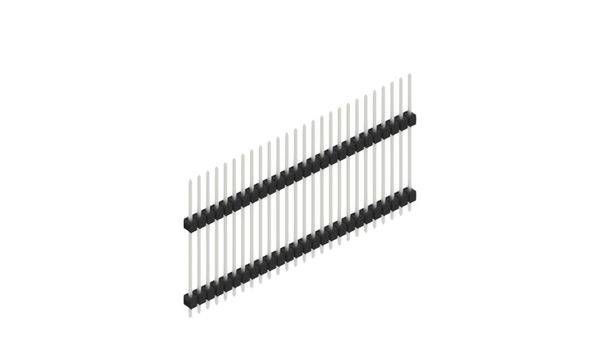Fischer Elektronik Stiftleiste (Standard) Anzahl Reihen: 1 SL1323526Z 10St.