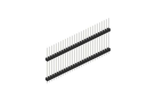 Fischer Elektronik Stiftleiste (Standard) Anzahl Reihen: 1 SL1323528Z 10St.