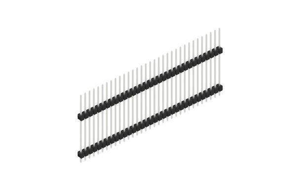 Fischer Elektronik Stiftleiste (Standard) Anzahl Reihen: 1 SL1323533Z 10St.