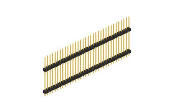 Fischer Elektronik Stiftleiste (Standard) Anzahl Reihen: 1 SL1323534G 10St.