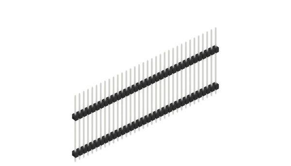 Fischer Elektronik Stiftleiste (Standard) Anzahl Reihen: 1 SL1323534Z 10St.