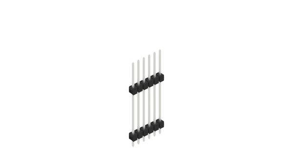 Fischer Elektronik Stiftleiste (Standard) Anzahl Reihen: 1 10051232 10St.