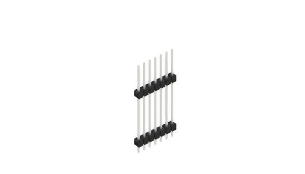 Fischer Elektronik Stiftleiste (Standard) Anzahl Reihen: 1 10051234 10St.