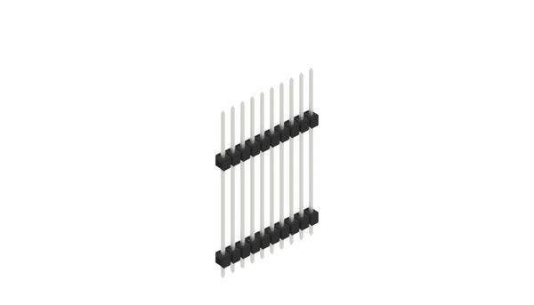 Fischer Elektronik Stiftleiste (Standard) Anzahl Reihen: 1 SL1326510Z 10St.