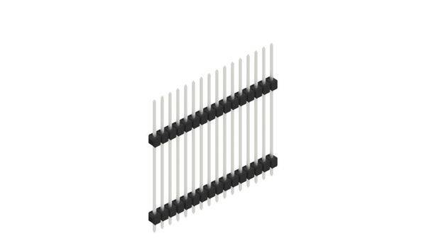 Fischer Elektronik Stiftleiste (Standard) Anzahl Reihen: 1 10051269 10St.