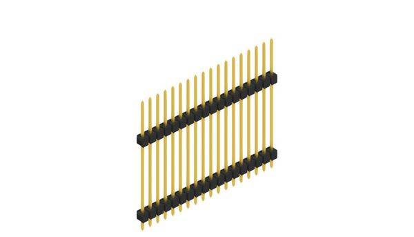 Fischer Elektronik Stiftleiste (Standard) Anzahl Reihen: 1 SL1326518G 10St.