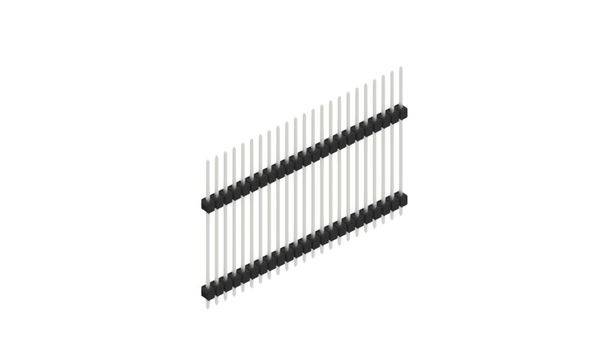Fischer Elektronik Stiftleiste (Standard) Anzahl Reihen: 1 SL1326523Z 10St.