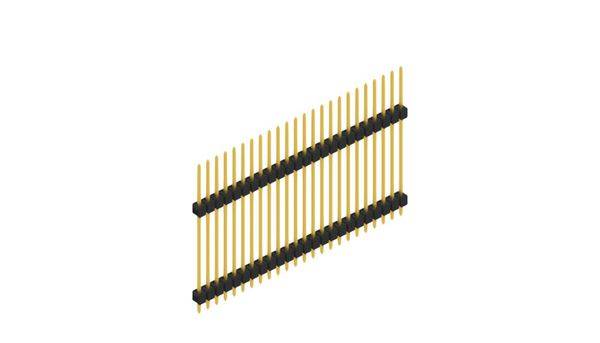 Fischer Elektronik Stiftleiste (Standard) Anzahl Reihen: 1 SL1326524G 10St.