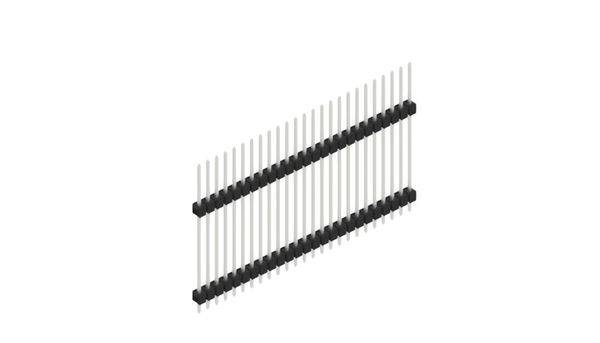 Fischer Elektronik Stiftleiste (Standard) Anzahl Reihen: 1 SL1326525Z 10St.