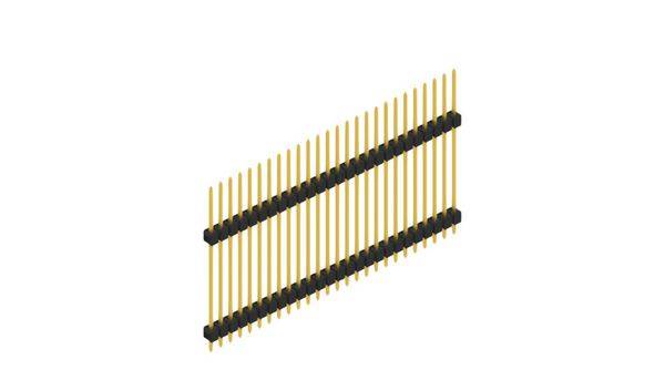 Fischer Elektronik Stiftleiste (Standard) Anzahl Reihen: 1 SL1326526G 10St.