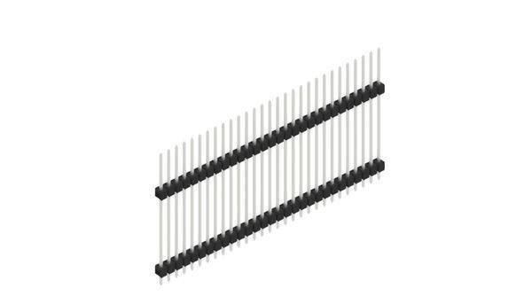 Fischer Elektronik Stiftleiste (Standard) Anzahl Reihen: 1 SL1326529Z 10St.