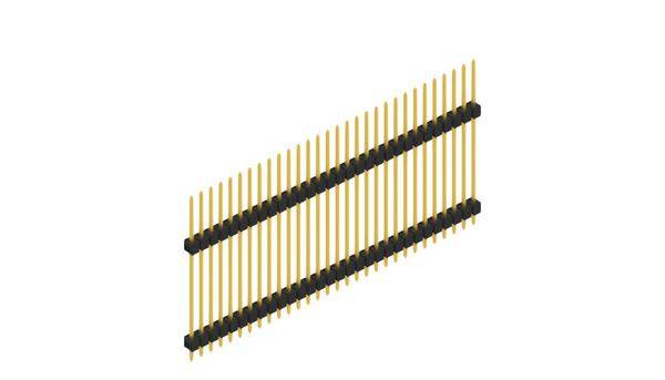 Fischer Elektronik Stiftleiste (Standard) Anzahl Reihen: 1 SL1326530G 10St.