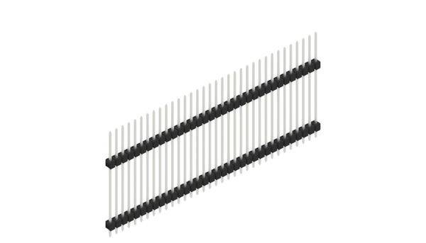 Fischer Elektronik Stiftleiste (Standard) Anzahl Reihen: 1 SL1326534Z 10St.