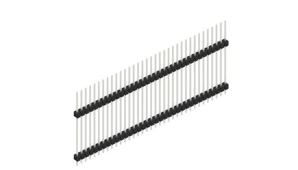 Fischer Elektronik Stiftleiste (Standard) Anzahl Reihen: 1 SL1326535Z 10St.