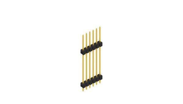 Fischer Elektronik Stiftleiste (Standard) Anzahl Reihen: 1 SL132656G 10St.