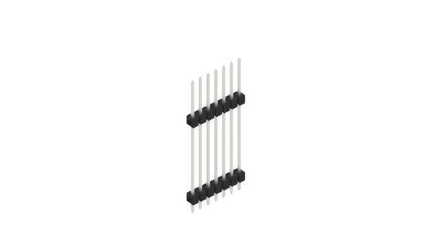 Fischer Elektronik Stiftleiste (Standard) Anzahl Reihen: 1 10051259 10St.