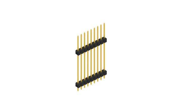 Fischer Elektronik Stiftleiste (Standard) Anzahl Reihen: 1 SL132659G 10St.