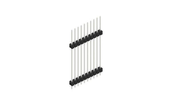 Fischer Elektronik Stiftleiste (Standard) Anzahl Reihen: 1 SL1331010Z 10St.