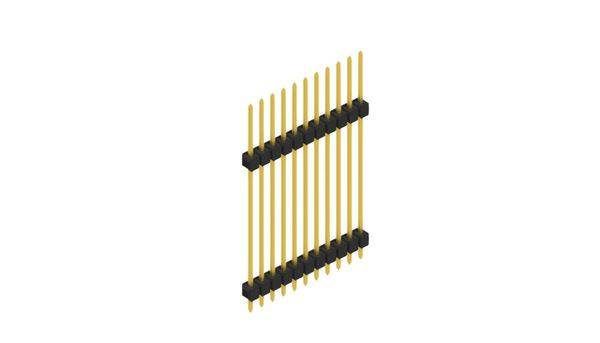Fischer Elektronik Stiftleiste (Standard) Anzahl Reihen: 1 SL1331011G 10St.