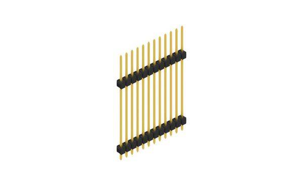 Fischer Elektronik Stiftleiste (Standard) Anzahl Reihen: 1 SL1331012G 10St.