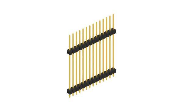 Fischer Elektronik Stiftleiste (Standard) Anzahl Reihen: 1 SL1331014G 10St.