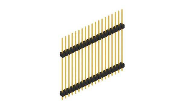 Fischer Elektronik Stiftleiste (Standard) Anzahl Reihen: 1 SL1331019G 10St.