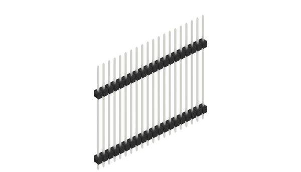 Fischer Elektronik Stiftleiste (Standard) Anzahl Reihen: 1 SL1331020Z 10St.