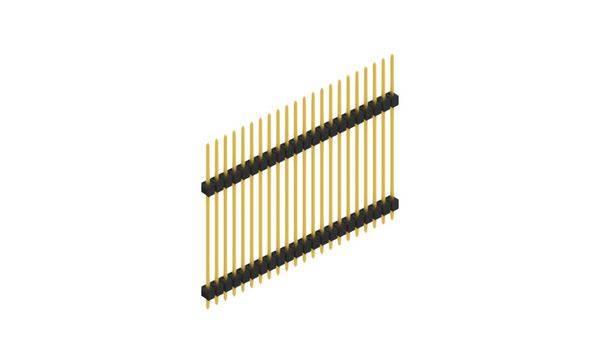 Fischer Elektronik Stiftleiste (Standard) Anzahl Reihen: 1 SL1331022G 10St.