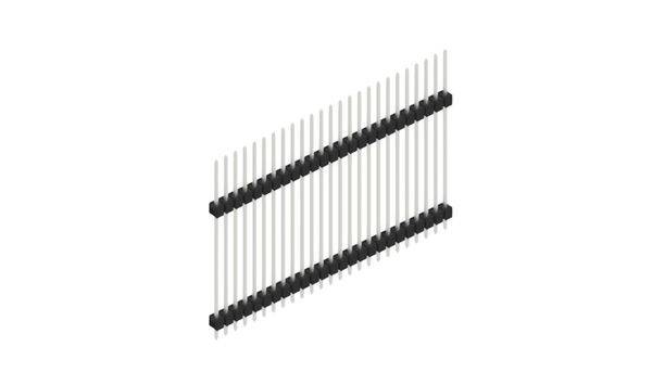 Fischer Elektronik Stiftleiste (Standard) Anzahl Reihen: 1 SL1331025Z 10St.