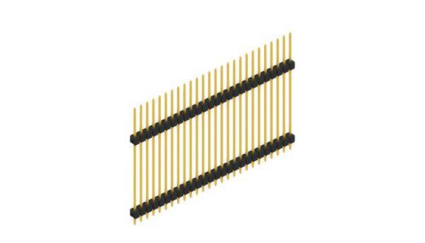 Fischer Elektronik Stiftleiste (Standard) Anzahl Reihen: 1 SL1331026G 10St.