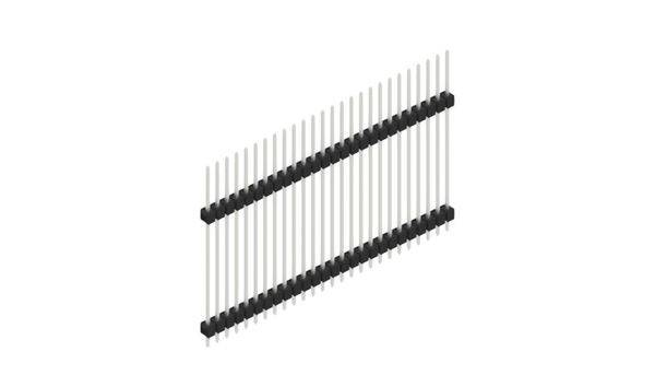 Fischer Elektronik Stiftleiste (Standard) Anzahl Reihen: 1 SL1331026Z 10St.