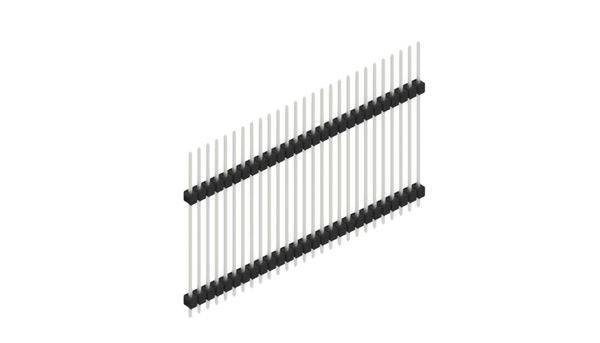 Fischer Elektronik Stiftleiste (Standard) Anzahl Reihen: 1 SL1331027Z 10St.