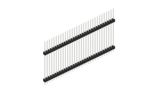 Fischer Elektronik Stiftleiste (Standard) Anzahl Reihen: 1 SL1331031Z 10St.