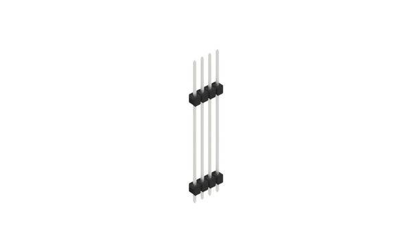 Fischer Elektronik Stiftleiste (Standard) Anzahl Reihen: 1 10169307 10St.