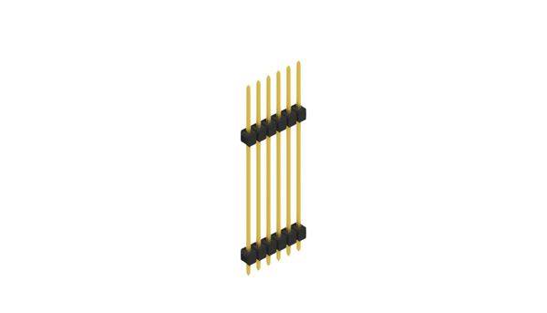 Fischer Elektronik Stiftleiste (Standard) Anzahl Reihen: 1 SL133106G 10St.