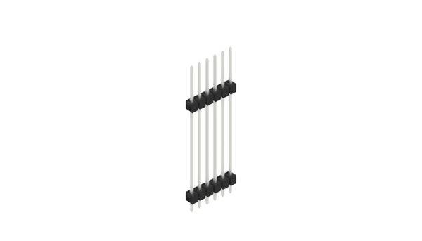 Fischer Elektronik Stiftleiste (Standard) Anzahl Reihen: 1 10051283 10St.
