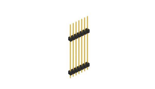 Fischer Elektronik Stiftleiste (Standard) Anzahl Reihen: 1 SL133107G 10St.