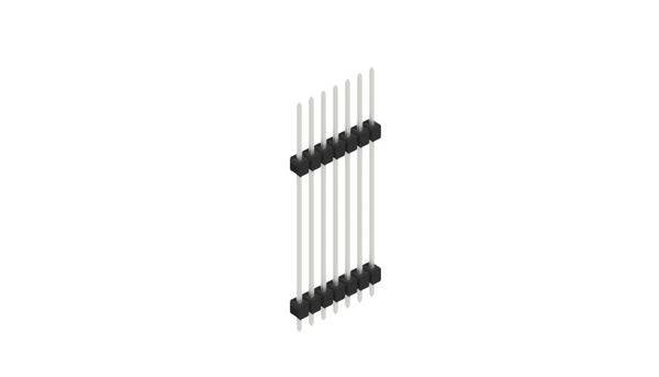 Fischer Elektronik Stiftleiste (Standard) Anzahl Reihen: 1 10051284 10St.