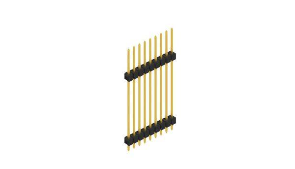 Fischer Elektronik Stiftleiste (Standard) Anzahl Reihen: 1 SL133109G 10St.