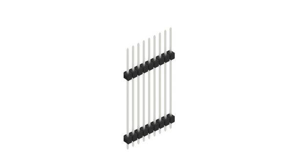 Fischer Elektronik Stiftleiste (Standard) Anzahl Reihen: 1 SL133109Z 10St.