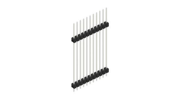Fischer Elektronik Stiftleiste (Standard) Anzahl Reihen: 1 SL1336511Z 10St.