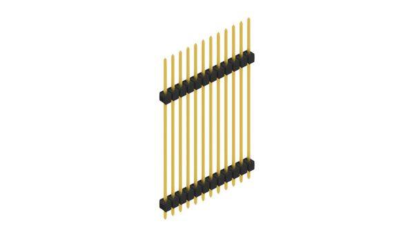 Fischer Elektronik Stiftleiste (Standard) Anzahl Reihen: 1 SL1336512G 10St.