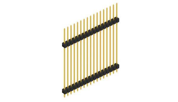 Fischer Elektronik Stiftleiste (Standard) Anzahl Reihen: 1 SL1336517G 10St.