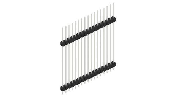 Fischer Elektronik Stiftleiste (Standard) Anzahl Reihen: 1 SL1336517Z 10St.